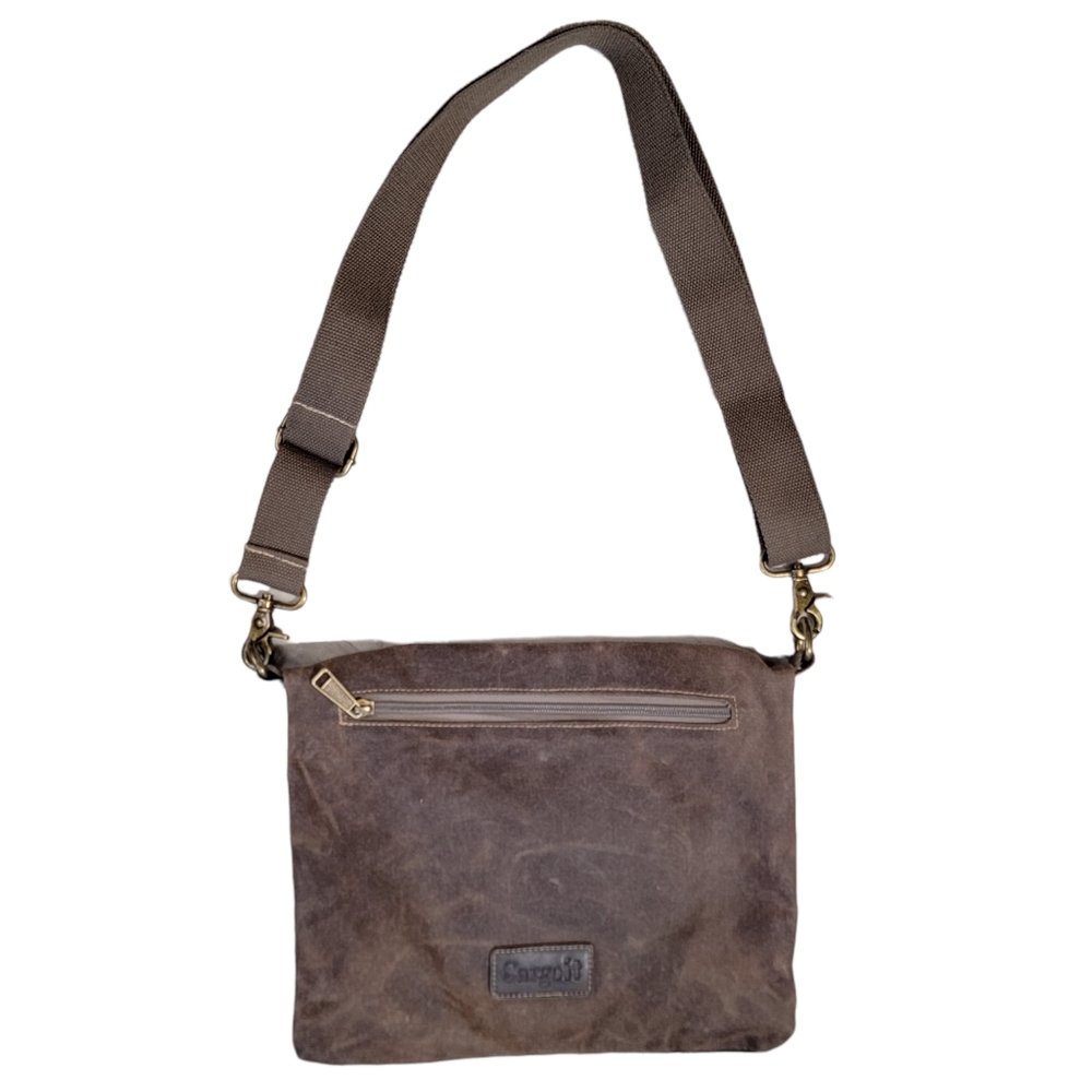 Cargoit Canvas Messenger Bag. Unisex.